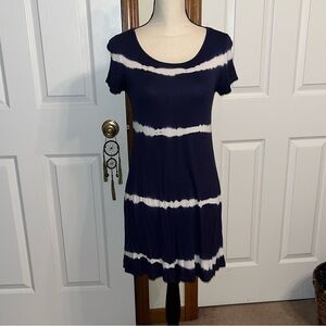 Heart & Hips Navy Striped Dress